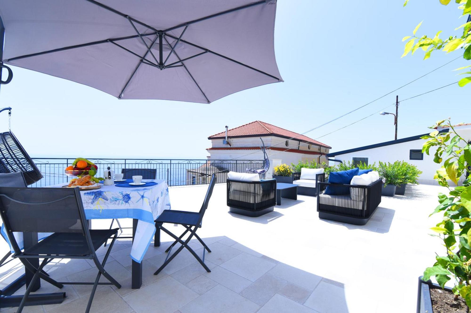 B&B Blue View Furore Buitenkant foto